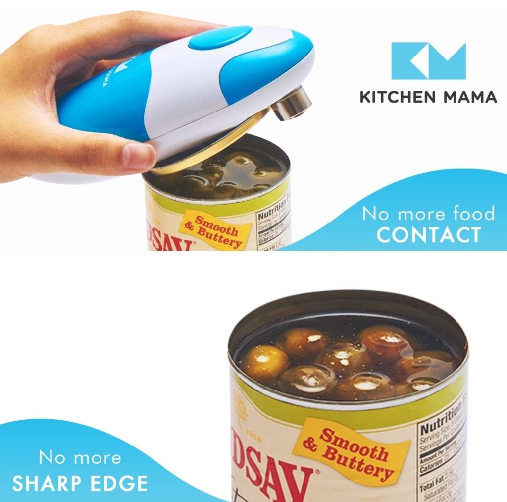 Kitchen Mam Can Opener Opening a can with smooth edges