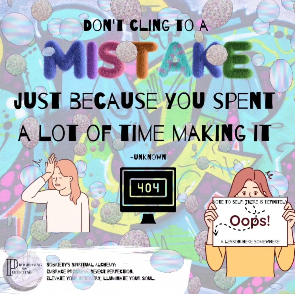 reliving past mistakes