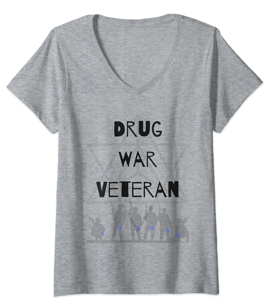 Drug War Veteran Merch V neck