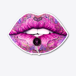 PnP Sam Signature Lip Ring Logo Die Cut Sticker